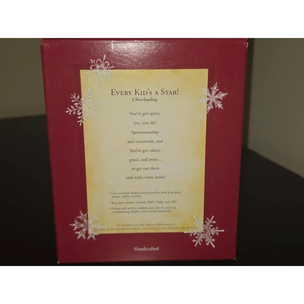 Hallmark Keepsake Ornament‎ Every Kids A Star Cheerleading 2005